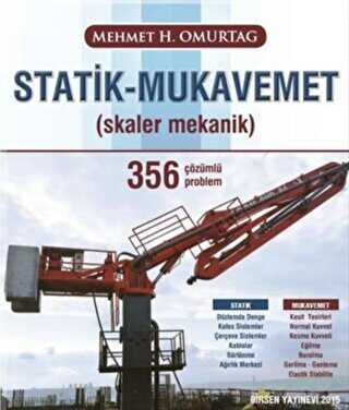Statik - Mukavemet Skaler Mekanik 356 Çözümlü Problem