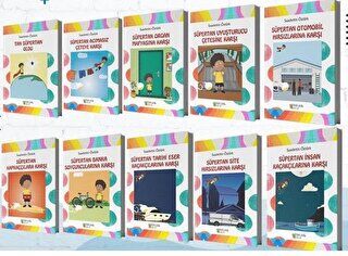 Süpertan Görev Başında 10 Kitap Takım kapağı
