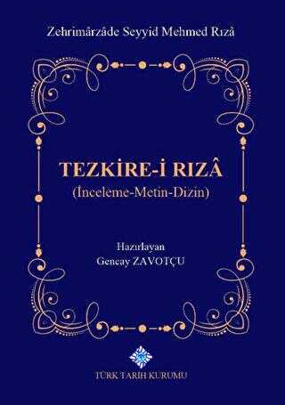Tezkire-i Rıza kapağı