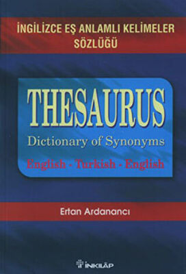 Thesaurus Dictionary Of Synonyms İngilizce Eş Anlamlı Kelimeler Sözlüğü