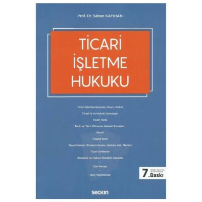 Ticari İşletme Hukuku kapağı