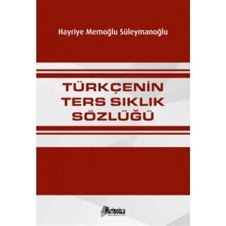 Türkçenin Ters Sıklık Sözlüğü