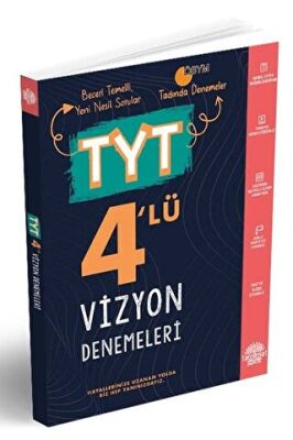 TYT 4`lü Vizyon Deneme kapağı
