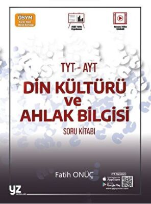 YZ YKS TYT AYT Din Kültürü ve Ahlak Bilgisi Soru Kitabı kapağı