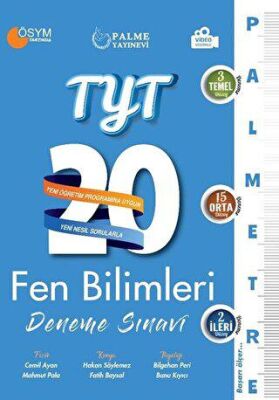 TYT Fen Bilimleri 20 Deneme Sınavı kapağı