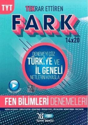TYT Fen Bilimleri Fark Tekrar Ettiren Denemeleri kapağı