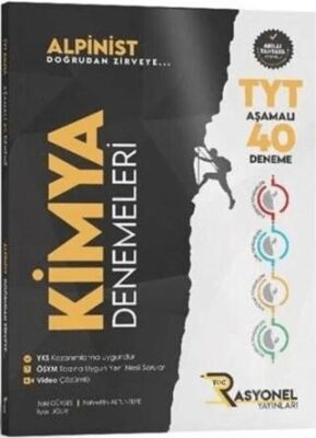 TYT Kimya Alpinist Aşamalı 40 Deneme kapağı