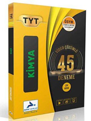 TYT Kimya Video Çözümlü 45 Deneme kapağı