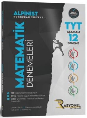 TYT Matematik Alpinist Aşamalı 12 Deneme kapağı