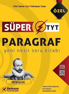 Armada YKS TYT Paragraf Süper Soru Kitabı kapağı
