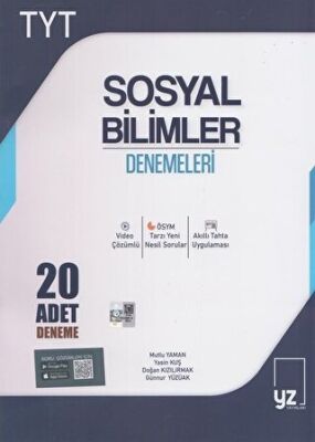 YZ YKS TYT Sosyal Bilimler 20 Deneme kapağı