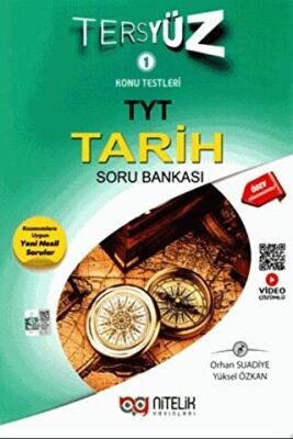 Yks Tyt Tersyüz Tarih Soru Bankası kapağı