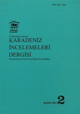 Uluslararası Karadeniz İncelemeleri Dergisi - İnternational Journal Of Black Sea Studies Sayı: 2