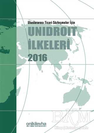 Uluslararası Ticari Sözleşmeler İçin Unidroit İlkeleri 2016 kapağı