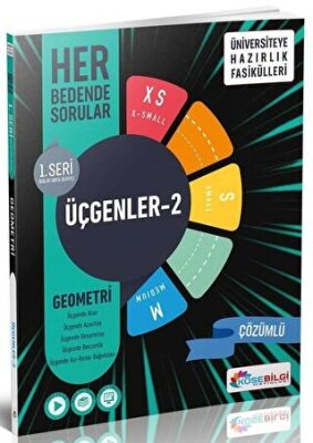 YKS TYT AYT Geometri Üçgenler-2 Her Bedende Sorular 1. Seri Video Çözümlü kapağı