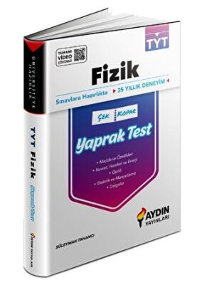 TYT Fizik Yaprak Testler kapağı