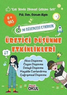 Üretici Düşünme Etkinlikleri - 90 Eğlenceli Etkinlik kapağı