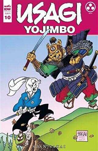 Usagi Yojimbo Sayı: 10 kapağı