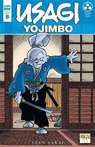 Usagi Yojimbo Sayı: 8 kapağı