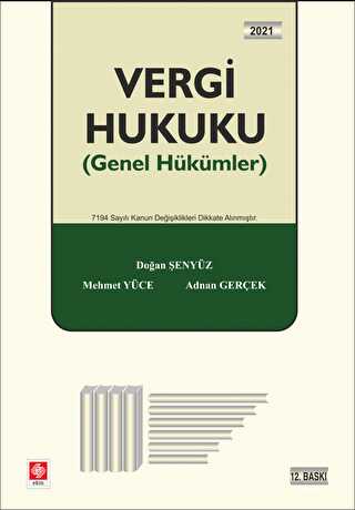 Vergi Hukuku Genel Hükümler kapağı