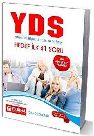 YDS İlk 41 Soru YDS Deneme Seti Hediyeli