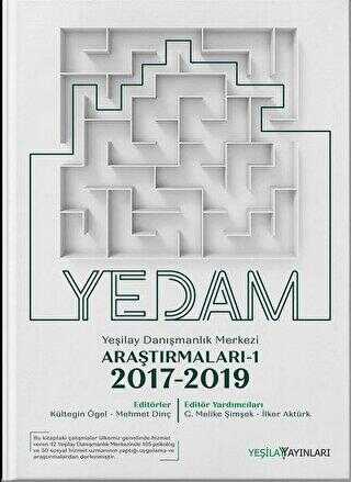 Yeşilay Danışmanlık Merkezi Araştırmaları Kitabı 1 - 2017 2019 kapağı