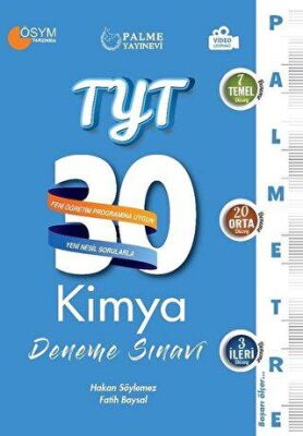 TYT Kimya 30 Deneme Sınavı kapağı